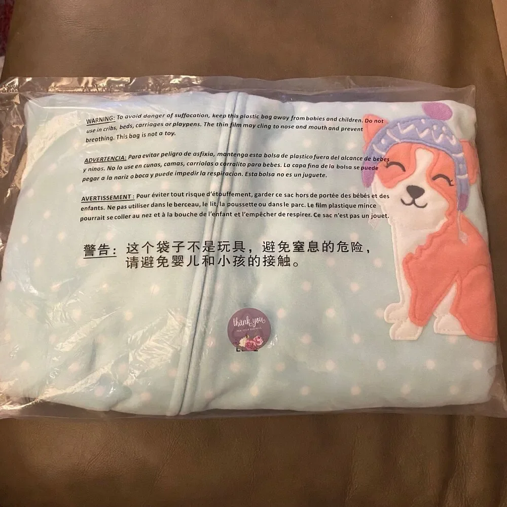 Toddler Carter’s Corgi Dog Fleece Footie PJs